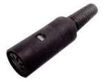 Βύσμα DIN 5 Pin Θηλυκό Καλωδίου Πλαστικό Μαύρο Ultimax DI6710