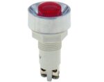 Ενδεικτική Λυχνία Neon Κόκκινη Φ12mm 12VDC με Βίδες XH020/R