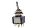 Διακόπτης Μοχλού Toggle ON-ON 6 Pin DPDT, 3A/250VAC, Φ6mm SCI TA-202-A1