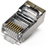 Βύσμα RJ45 8P8C Θωρακισμένο Πρεσαριστό Καλωδίου YH8-801