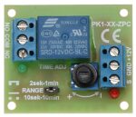 Μονάδα Χρονοκαθυστέρησης (Time Delay Off) 2-60sec / 10sec-10min 12VDC με Επαφή Ρελέ 10A 30VDC & Ενδεικτικό LED Delta PK1-12-ZPC - Image 2