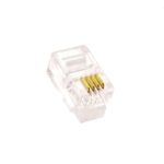 Βύσμα RJ10 4P4C Αρσενικό Πρεσαριστό Καλωδίου YH4-402 - Image 3