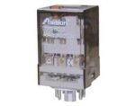 Ρελέ Ηλεκτρομαγνητικό 24VAC 10A 3 Επαφών N.O+N.C 11 Pin Λυχνίας Asiaon 60.13-3