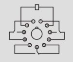 Ρελέ Ηλεκτρομαγνητικό 24VAC 10A 3 Επαφών N.O+N.C 11 Pin Λυχνίας Asiaon 60.13-3 - Image 2