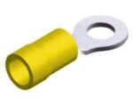 Ακροδέκτης Δακτυλίου Φ6.5mm για Καλώδιο έως 5mm² με Κίτρινη Μόνωση Χαλκός Y6V