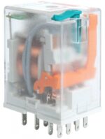 Ρελέ Ηλεκτρομαγνητικό 12VAC 6A 4 Επαφών N.O+N.C 10 Pin Faston Relpol R4N2014235012WT