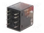 Ρελέ Ηλεκτρομαγνητικό 24VAC 12A 2 Επαφών N.O+N.C 8 Pin Faston Schrack PT270R24 - Image 2