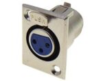 Βύσμα XLR 3 Pin Θηλυκό για Panel Μεταλλικό JT-2112