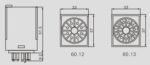 Ρελέ Ηλεκτρομαγνητικό 12VDC 10A 3 Επαφών N.O+N.C 11 Pin Λυχνίας Asiaon 60.13-3 - Image 2
