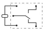 Ρελέ Ηλεκτρομαγνητικό 24VDC 15A 1 Επαφής N.O 4 Pin για PCB Q22FF - Image 2