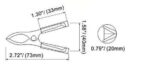 Κροκοδειλάκι 30Α, Μήκος 73mm, Άνοιγμα 20mm με Μόνωση Μαύρο Krode AT-0015 - Image 2