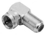Adaptor F Αρσενικό σε Θηλυκό Γωνία Μεταλλικό JT1056
