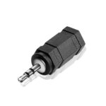 Adaptor 2.5mm Stereo Αρσενικό σε 3.5mm Stereo Θηλυκό Πλαστικό Μαύρο JT3160B