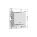 Shelly Wall Switch 1 Περίβλημα Μονού Επιτοίχιου Διακόπτη Χωνευτό με Ειδική Θέση για Smart Διακόπτες Shelly Λευκό