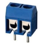 Κλέμμα για PCB 2 Επαφών με Βήμα 5mm, Καλώδιο έως 1.5mm XY301V-A-2P