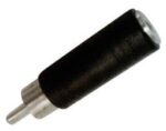 Adaptor RCA Αρσενικό σε 3.5mm Mono Θηλυκό Πλαστικό Μαύρο Lancom AV-RA1018