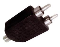 291213-o1.jpg Adaptor RCA Θηλυκό σε 2x RCA Αρσενικά Πλαστικό Μαύρο Lancom EA2084 - Image 1