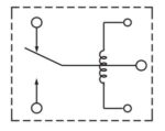 Ρελέ Ηλεκτρομαγνητικό 48VDC 10A 1 Επαφής N.C+N.O 5 Pin για PCB Sanyou SRU-S-148L - Image 2