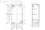 Κουτί Κατασκευών Πλαστικό ABS IP65 Γκρι 115x65x40mm με Οδηγούς για PCB Gainta G304 - Image 3