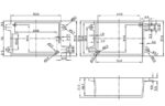 Κουτί Κατασκευών Πλαστικό ABS Μαύρο 82x57x33mm με Εξόδους Καλωδίων Gainta G1019 - Image 3