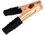 Κροκοδειλάκι 100Α, Μήκος 110mm, Άνοιγμα 32mm με Μόνωση Μαύρο Krode AT-0028