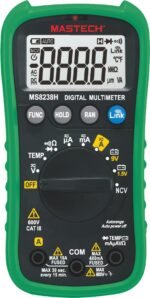 Mastech MS8238H Πολύμετρο True RMS Auto Range με Εκφώνηση, Θερμοκρασία, Bluetooth & Ανέπαφη Ανίχνευση Τάσης (NCV)