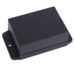Κουτί Κατασκευών Πλαστικό ABS Μαύρο 70x50.4x29.5mm με Βάση Στήριξης Gainta NUB705029BK
