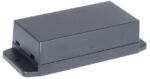 Κουτί Κατασκευών Πλαστικό ABS Μαύρο 90x45.6x27.5mm με Βάση Στήριξης Gainta NUB904527BK