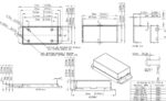 Κουτί Κατασκευών Πλαστικό ABS Μαύρο 90x45.6x27.5mm με Βάση Στήριξης Gainta NUB904527BK - Image 2