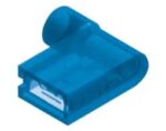 Ακροδέκτης Faston Γωνία Θηλυκός Γωνιακός 6.6mm για Καλώδιο έως 2.5mm² με Μπλε Πλήρης Μόνωση Ορείχαλκος FL2-6.4A-T/8