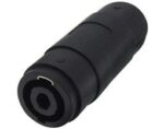 Adaptor speakON Θηλυκό σε Θηλυκό Μαύρο JT-2178