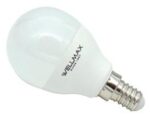 Λάμπα LED G45 E14 6W Θερμό Λευκό 3000K 540lm 200° Wellmax 02.001.1168