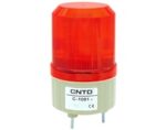 Φάρος LED 12VDC Κόκκινος Flashing Εφέ Φ89x134mm CNTD C-1081