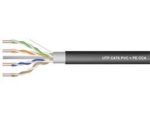 Καλώδιο Δικτύου Cat.6 UTP PET Μονόκλωνο CCA/ PVC & PE Z-link Μαύρο 1m