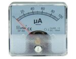 Αναλογικό Αμπερόμετρο Πίνακα 0÷100μA DC 60x60mm με Βίδες SF-60