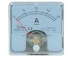Αναλογικό Αμπερόμετρο Πίνακα 0÷20Α DC 60x60mm με Βίδες SF-60 (Shunt)