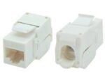 Βύσμα Keystone RJ45 UTP Cat.5e Tool-Free 180° Λευκό Upcom KJ5-11