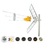 Televes DAT-45 T-FORCE LTE HD BOSS Εξωτερική Κεραία TV 17/42dB Πορτοκαλί 149921