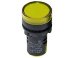 Ενδεικτική Λυχνία LED Κίτρινη Φ22mm 110VAC/DC με Βίδες 02.011.0062