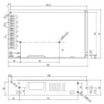 Τροφοδοτικό Switching 12VDC 12.5A 150W Μεταλλικό Mean Well LRS-150-12 - Image 2