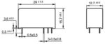 Ρελέ Ηλεκτρομαγνητικό 12VDC 12A 1 Επαφής N.C+N.O 5 Pin για PCB Hongfa HF115FK/12-Z1T - Image 3
