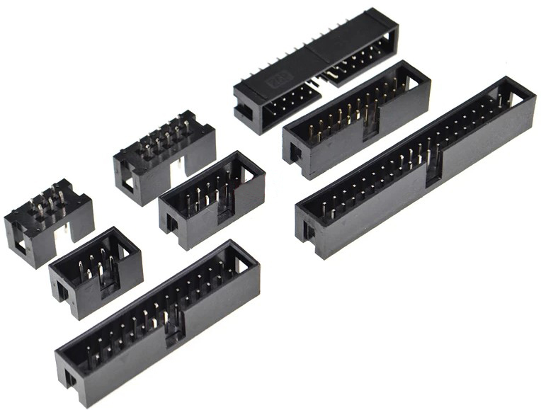 468004-o1.jpg Βύσμα IDC 20 Pin Αρσενικό Ίσιο για PCB, Βήμα 2.54mm 137-20P - Image 1