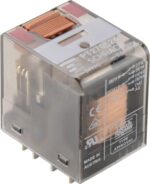 Ρελέ Ηλεκτρομαγνητικό 24VDC 6A 4 Επαφών για Βάση NO+NC 14 Pin Schrack PT570024