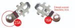 Διακόπτης Rocker OFF-ON 4P DPST 23A/250VAC Φωτιζόμενος Κόκκινος για Άνοιγμα 27.6x21.5mm Soken RK1-01 - Image 2