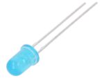LED Μπλε Φ5mm 3.3÷4V 600÷1000mcd 20mA 20° L-7113QBDL-D Kingbright