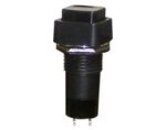Πιεζοδιακόπτης OFF-ON 2 Pin SPST, Φ12mm Μαύρος Ultimax PB303A