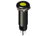 Ενδεικτική Λυχνία LED Κίτρινη Φ12mm 230VAC/DC IP40 με Faston AD22C-12D