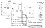 Microswitch Snap Action με Έλασμα 25mm και Ροδάκι, SPDT 15A/250VAC, Faston C&H V-156-1C25 - Image 2
