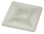 Βάση Δεματικών 5.5mm Αυτοκόλλητη 28x28mm Λευκή 1τμχ CHS AAM-2