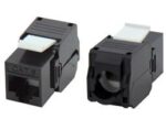 Βύσμα Keystone RJ45 UTP Cat.6 Tool-Free 90° Μαύρο Upcom KJ6-10